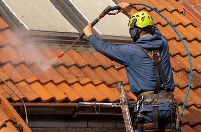 Démoussage et hydrofuge de toiture à Lahas